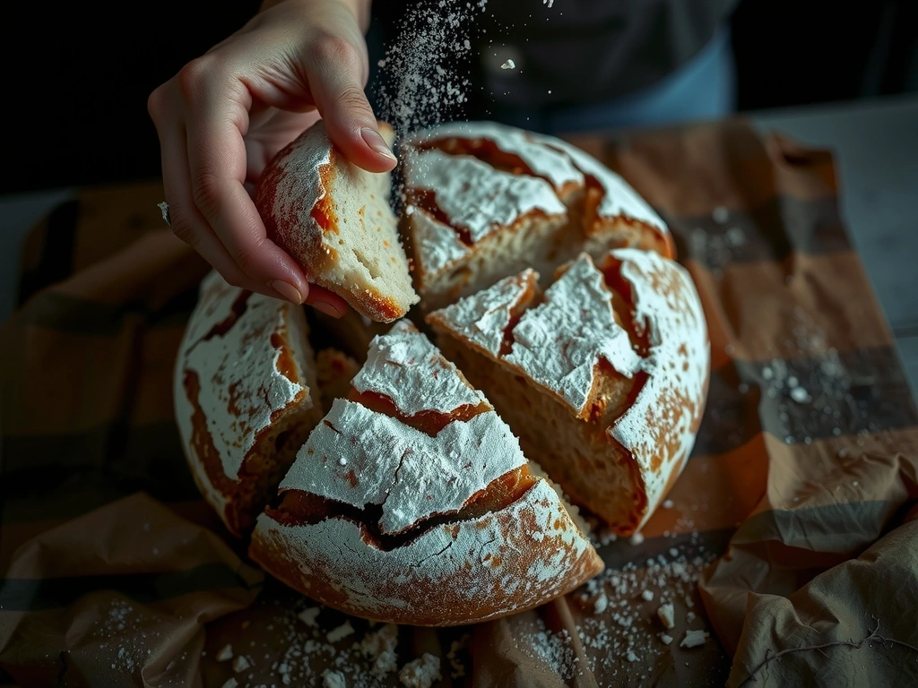 Friss kenyér ropogós héja